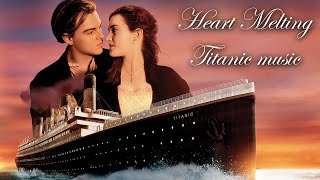 Heart melting Titanic music  love music relaxing calm stress relief  Music in earth [upl. by Yelhs]