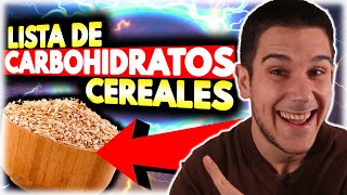 🔥Estos son los 5 Mejores CEREALES para incluir en tu DIETA🤩🥖LISTA de CARBOHIDRATOS Saludables [upl. by Mathe]