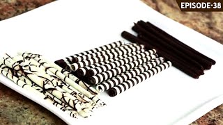 Learn how to make 3 types of basic Chocolate Cigars to decorate and apply on your cakes and desserts [upl. by Einrae210]