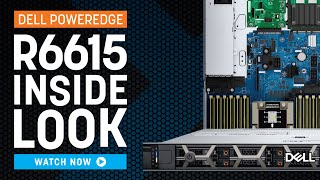 Dell PowerEdge R6615  Inside Look [upl. by Assadah]