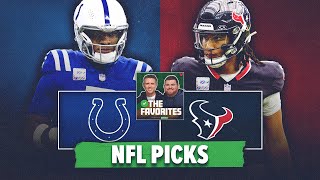 Indianapolis Colts vs Houston Texans BEST BETS NFL Picks amp Predictions  The Favorites Podcast [upl. by Lucier]