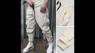 Mens soft joggers comfy track pants [upl. by Fredie]