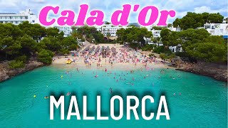 Cala dOr Mallorca Cala Gran Cala Esmeralda Beaches majorca calador beach [upl. by Zebulon]