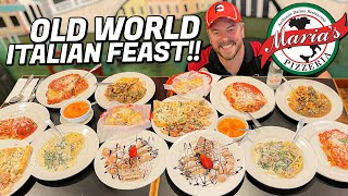 Marias 100 Old World Italian Food Challenge in Cape Coral Florida [upl. by Arriec]