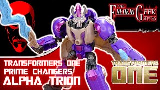 Transformers One Prime Changers ALPHA TRION EmGos Transformers Reviews N Stuff [upl. by Elsilrac420]