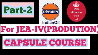 IOCL JEAIVPRODUCTION QUESTION  PART2 iocl diploma chemical bsc chemistry mcq quiz viral [upl. by Scriven]