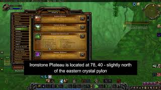 World of Warcraft  Explore UnGoro Crater Achievement  Ironstone Plateau [upl. by Dorise]