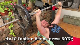 Chest work in silence  Training 176  Chest Day [upl. by Nosna]