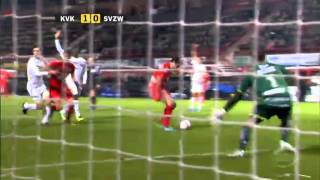 KV Kortrijk  SV ZulteWaregem  Matchverslag Stadion  VTM [upl. by Yasibit201]