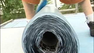 Application of Flintlastic SA roof system for lowslope residential roofing [upl. by Eisserc328]