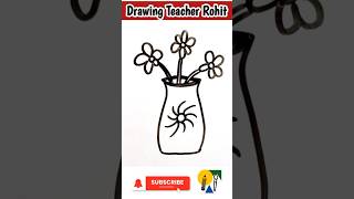 Flower Pot DrawingEasy Drawing of Flower PotDrawing Flower PotSIMPLE AND EASY DRAWINGS FLOWER POT [upl. by Carman513]