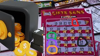 2 Different New Scratch Cards Big Win Game of Chance [upl. by Imac409]