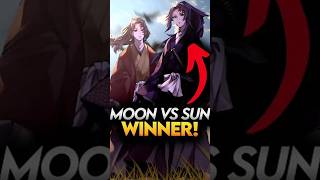 Sun breathing vs moon breathing demonslayer anime viralreels animeedit muzan demonslayeredit [upl. by Blackington]