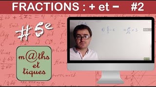 Effectuer des additions et soustractions de fractions 2  Cinquième [upl. by Anneirda]