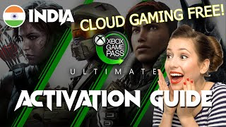 Xbox Game Pass Ultimate  🇮🇳 INDIA  Buy and Activation Process  Easy Method  Cloud Gaming Free [upl. by Ilohcin]