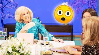 Mirtha incomodó FUERTE a Flavia Palmiero la pregunta que ella se negó a responder [upl. by Lianna]