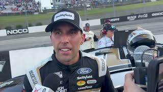 Aric Almirola on Disappointment of Finishing 2nd at Martinsville [upl. by Tolkan]