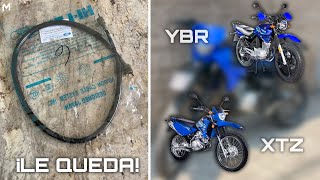 ¡PROBANDO REPUESTO DE YBR A LA XTZ 125 🔵  CABLE DE ASPIROMETRO  VELOCIMETRO [upl. by Brace]