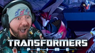 KNOCK OUT amp BREAKDOWN FIRST TIME WATCHING  Transformers Prime Episode 10 REACTION [upl. by Bergwall]