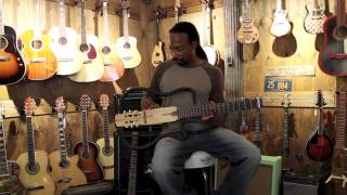 EC1 Silent Classical Nylon String AcousticElectric Travel Guitar demo [upl. by Moersch]