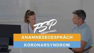 Das Anamnesegespräch Prüfungsteil 1 medizinische Fachsprachprüfung Fall Koronarsyndrom [upl. by Anohs]