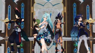 【MMD】Genshin Impact Sumeru  At Gods Mercy神のまにまに [upl. by Drusus]