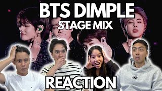 BTS DIMPLE STAGE MIX REACTION [upl. by Eipper853]