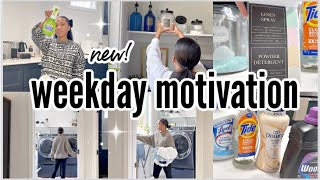 WEEKDAY CLEANING MOTIVATION  SUNDAY RESET ROUTINE  CLEAN WITH ME [upl. by Esinal]