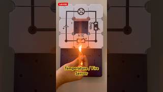 NTC Thermistor Temperature sensor Fire sensor experiment science physics thermistor fire asmr [upl. by Sollows]