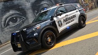 RUMBLER Newark Police Department Metro Precinct Car 911 Responding [upl. by Lauretta745]