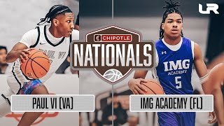 Paul VI VA vs IMG Academy FL  Chipotle Nationals Boys Quarterfinals [upl. by Corena]