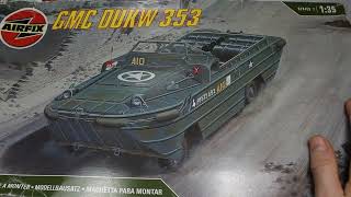 AirfixItaleri 135 GMC DUKW 353 Review [upl. by Hnahc42]