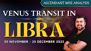 For All Ascendant  Venus Transit in Libra  30th November 25th December 2023  Analysis by Punneit [upl. by Nivanod]