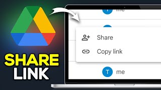 How To Share Google Drive Link 2024  Easy guide [upl. by Atinaw]