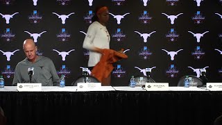 Texas Jerritt Elliott Madisen Skinner Asjia ONeal and Ella Swindle full press conference before [upl. by Tan440]