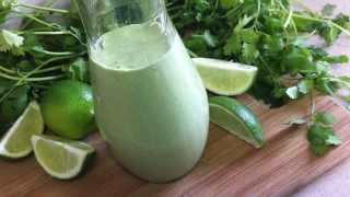 Homemade Cilantro Lime Dressing  Salad Dressing Recipe Cinco de Mayo [upl. by Nnaira964]