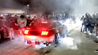 This BURNOUT Car Meet Was Too Much [upl. by Far442]