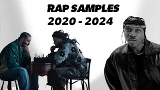 ICONIC RAP SAMPLES 20202024  GUESS THE SAMPLE [upl. by Aristotle]