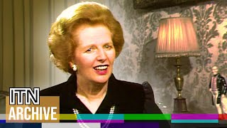 Margaret Thatcher Off Camera  PreInterview Footage Reveals Another Side of the Iron Lady 1984 [upl. by Aienahs]