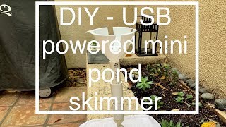 DIY Small Pond Skimmer [upl. by Kerwinn513]