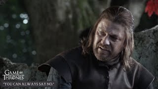 Ned Stark learns of Jon Arryns death  Game of Thrones S01E01 [upl. by Hsirrap]