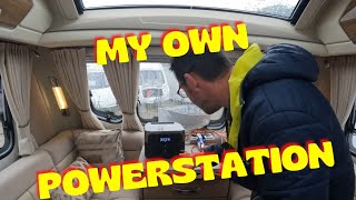 Caravan Power Station offgrid 230v power EcoFlow River 2 Max [upl. by Chelton]