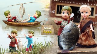 Miniature fish curry kerala style  Tiny Cooking  Mini Food Cooking [upl. by Hamimej]