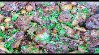 CIVET DE COQ au VIN ROUGE 🌴 ILE DE LA REUNION [upl. by Ojela110]