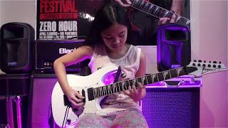 November RainGuns N Roses Guitar Solo Cover by Cheska Mae Castillo [upl. by Marve]