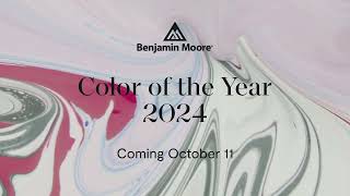 Color of the Year and Color Trends 2024 is Coming  Benjamin Moore [upl. by Rekyr537]