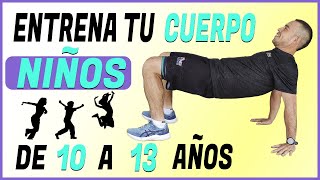 EJERCICIO 🟡 para Niños de 10 a 13 Años en CASA 🏠 [upl. by Conlee539]