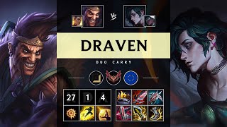 Draven ADC vs Hwei ULTRA CARRY  EUW Grandmaster Patch 1419 [upl. by Bezanson688]