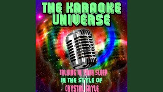 Talking in Your Sleep Karaoke Version in the Style of Crystal Gayle [upl. by Melitta]