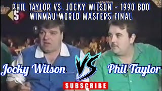 Phil Taylor vs Jocky Wilson  1990 BDO Winmau World Masters FINAL [upl. by Solorac]